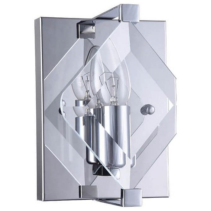 Накладной светильник Vele Luce Vittoria VL3053W01 цвет плафона/подвески Прозрачный, цвет арматуры Хром