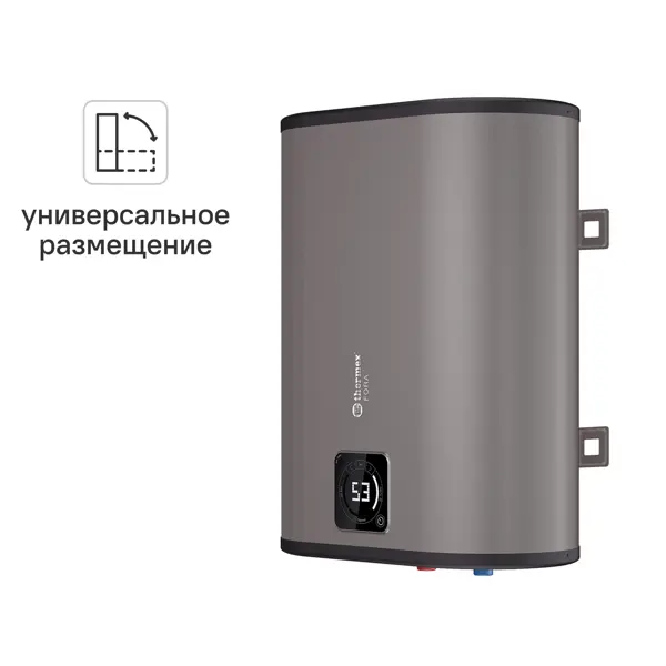Накопительный водонагреватель электрический 30 л Thermex Fora 30 151228 2 кВт нержавеющая сталь мокрый ТЭН