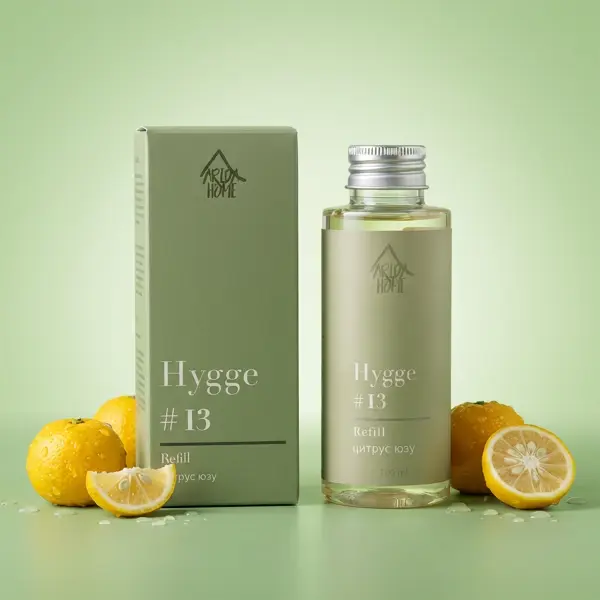 Наполнитель для диффузора Arida Home Hygge 13цитрус юзу 100 мл