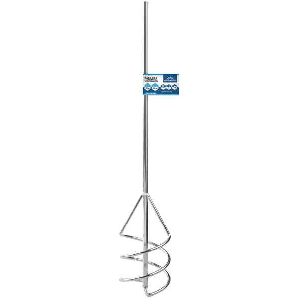Насадка-миксер для гипса Vertextools 0026-100-500 HEX 100x500 мм, сталь