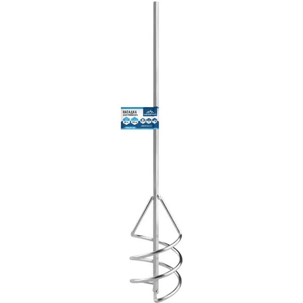 Насадка-миксер для гипса Vertextools 0026-80-400 HEX 80x400 мм, сталь