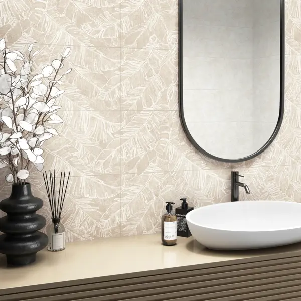 Настенная плитка Alma Ceramica Fiero 14 30x60 см 1.98 м² матовая цвет бежевый