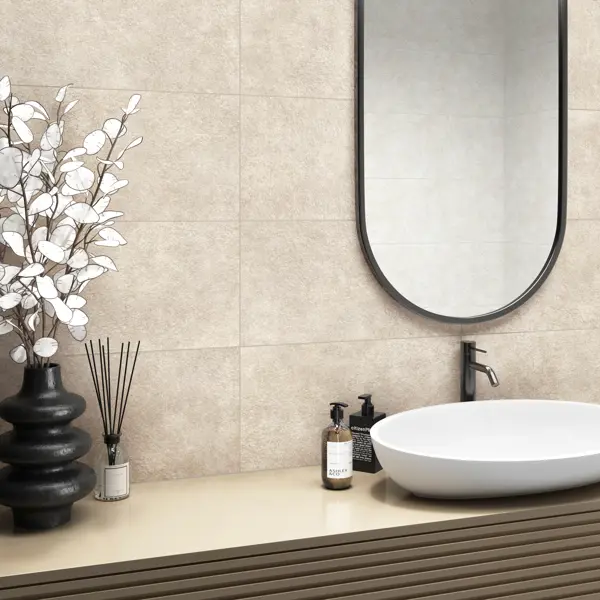 Настенная плитка Alma Ceramica Fiero 40 30x60 см 1.98 м² матовая цвет бежевый