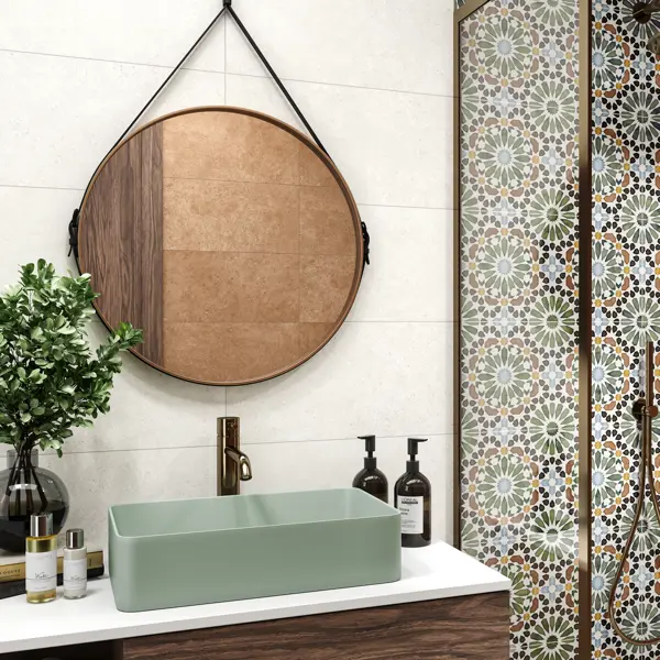 Настенная плитка Alma Ceramica Marrakech 04 30x60 см 1.98 м² матовая цвет белый