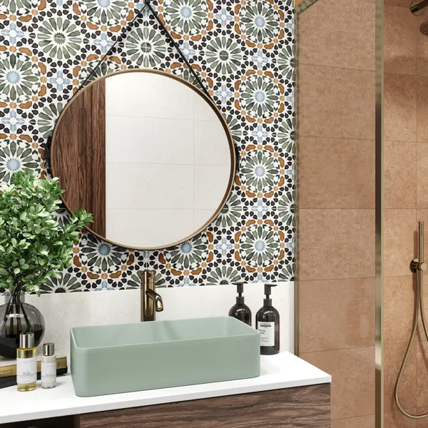 Настенная плитка Alma Ceramica Marrakech 14 30x60 см 1.98 м² матовая цвет разноцветный