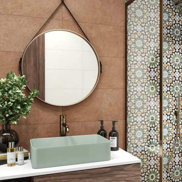 Настенная плитка Alma Ceramica Marrakech 40 30x60 см 1.98 м² матовая цвет коричневый
