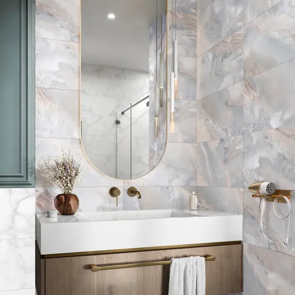 Настенная плитка Alma Ceramica Onice Art 47 30x60 см 1.98 м² матовая цвет разноцветный