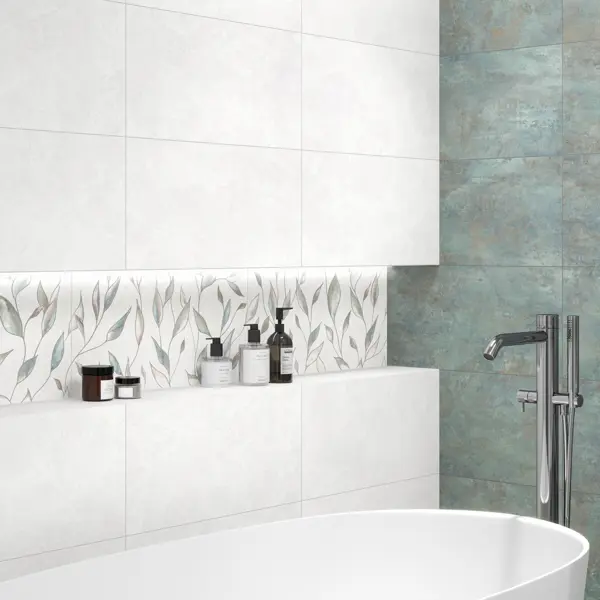 Настенная плитка Alma Ceramica Smeraldo 04 30x60 см 1.98 м² матовая цвет серый