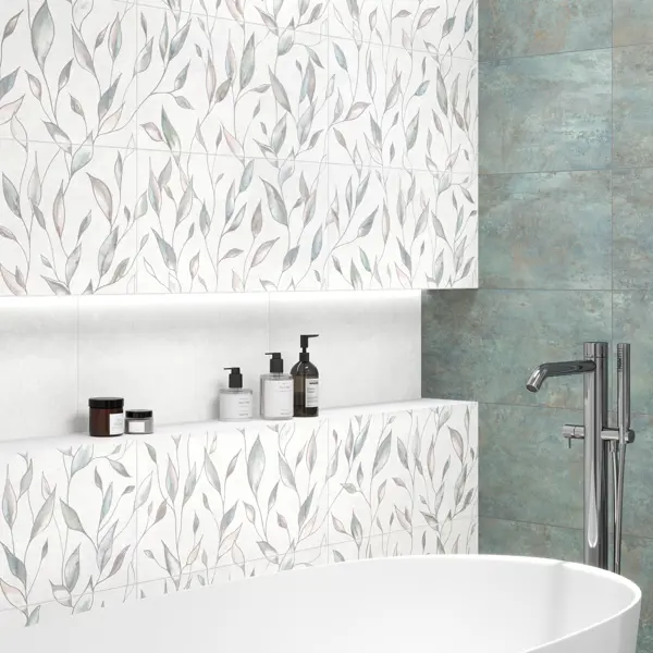 Настенная плитка Alma Ceramica Smeraldo 46 30x60 см 1.98 м² матовая цвет разноцветный
