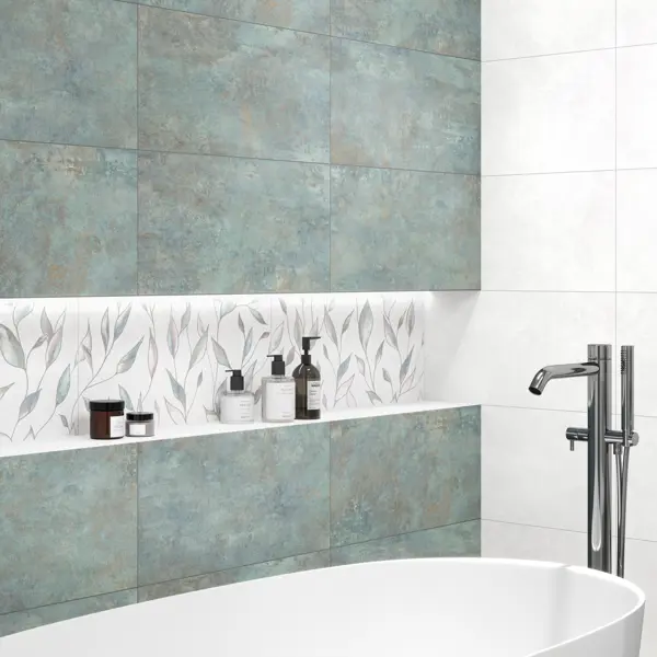 Настенная плитка Alma Ceramica Smeraldo 67 30x60 см 1.98 м² матовая цвет изумрудный