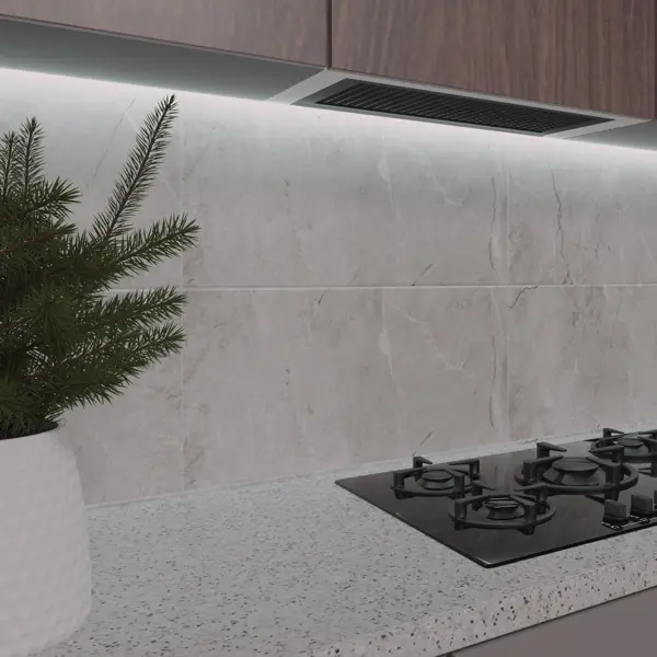 Настенная плитка Axima Кайлас 30x60 см 1.62 м² глянцевая цвет светло-серый