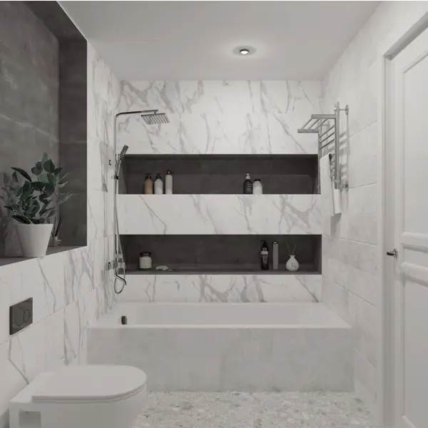 Настенная плитка Axima Оштен 30x60 см 1.62 м² матовая цвет белый