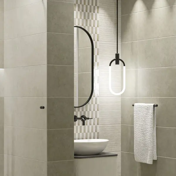 Настенная плитка Azori Catar Cotto 31.5x63 см 1.79 м² матовая цвет темно-бежевый