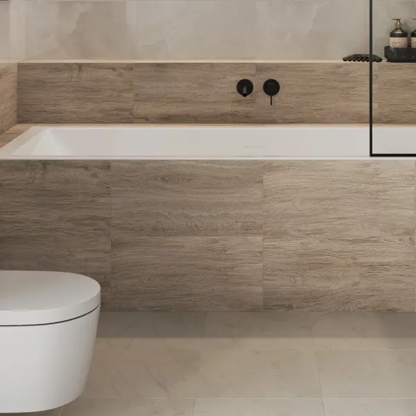 Настенная плитка Дубай 05 30x60 см 1.44 м² матовая цвет бежевый