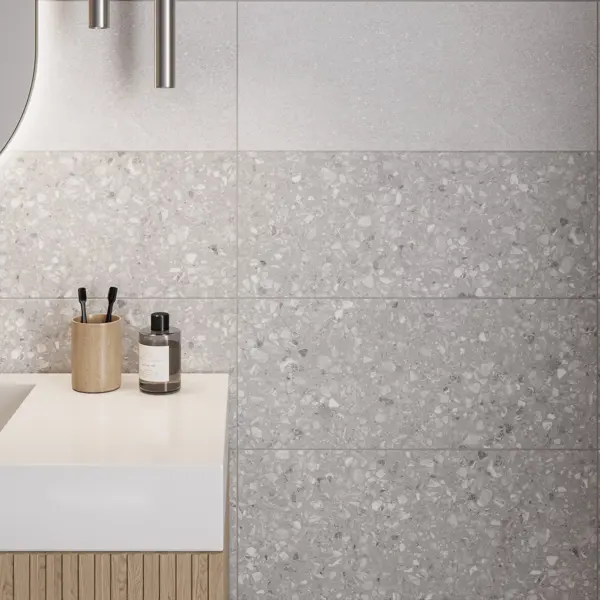 Настенная плитка Gracia Ceramica Браво 02 25x60 см 1.2 м² цвет серый