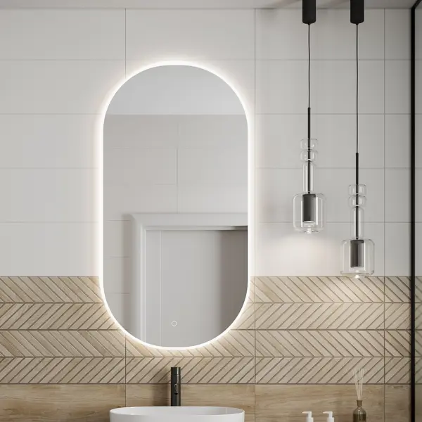 Настенная плитка Gracia Ceramica Шайн 01 25x60 см 1.2 м² цвет белый