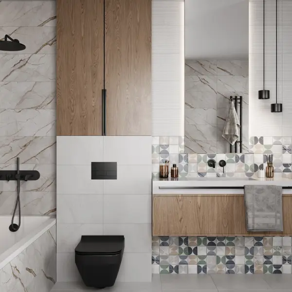 Настенная плитка Gracia Ceramica Тайм 04 25x60 см 1.2 м² цвет бежевый
