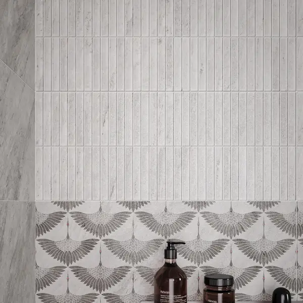 Настенная плитка Gracia Ceramica Танто 02 25x60 см 1.2 м² цвет серый