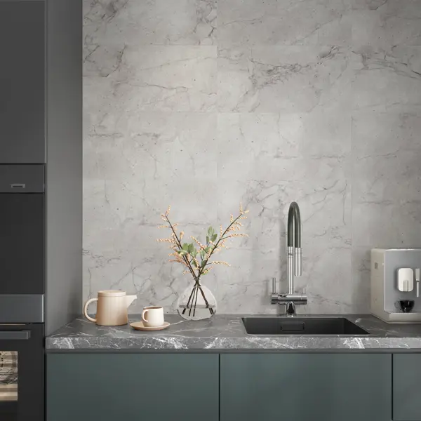 Настенная плитка Kerama Marazzi Ницца 29.6x59.5 см 1.8 м² матовая цвет светло-серый