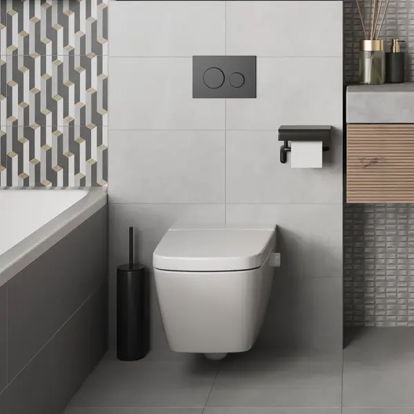 Настенная плитка Шахтинская Плитка Урбан низ 04 25x40 см 1.4 м² цвет серый