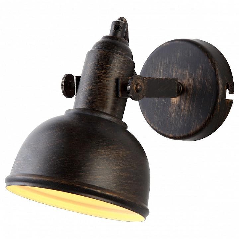 Настенный светильник Artelamp Martin A5213AP-1BR цвет плафона/подвески Коричневый, цвет арматуры Коричневый