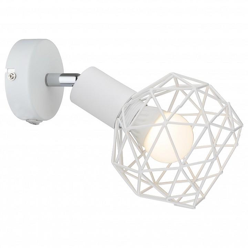 Настенный светильник Artelamp Sosp1ro A6141AP-1WH цвет плафона/подвески Белый, цвет арматуры Белый, Хром