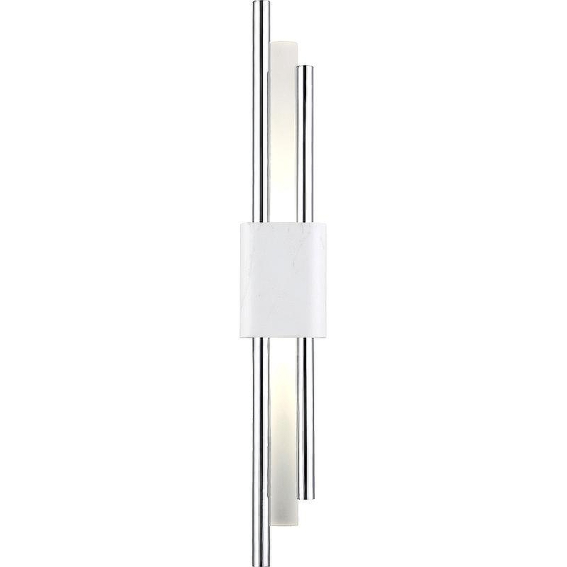 Настенный светильник Crystal Lux Carta AP6W LED White Chrome цвет плафона/подвески Латунь, Белый, цвет арматуры Белый
