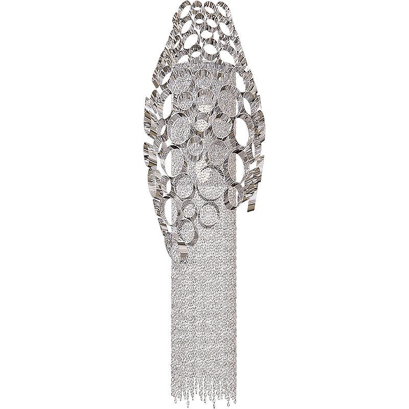 Настенный светильник Crystal Lux Fashion AP2 цвет плафона/подвески Никель, цвет арматуры Никель