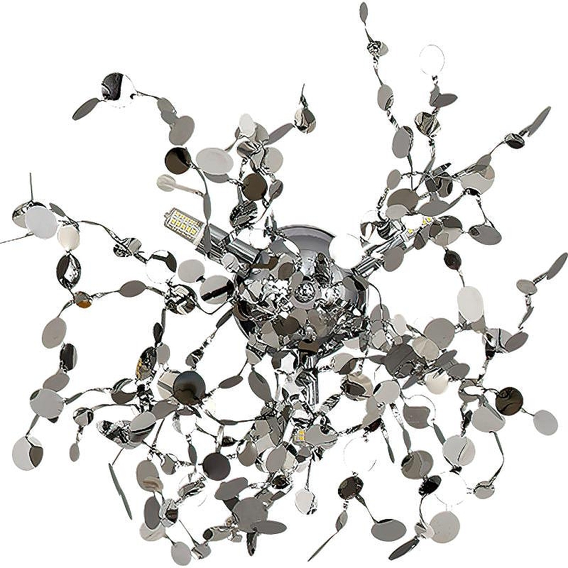 Настенный светильник Crystal Lux Garden AP-PL3 D400 Chrome цвет плафона/подвески Хром, цвет арматуры Хром