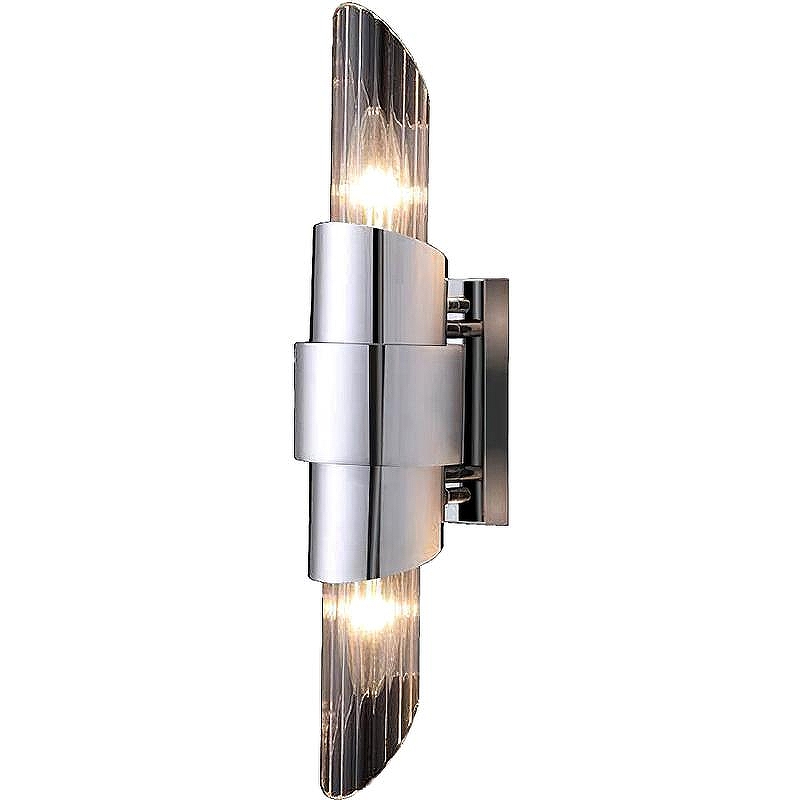 Настенный светильник Crystal Lux Justo AP2 Chrome цвет плафона/подвески Прозрачный, цвет арматуры Хром