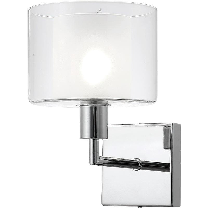Настенный светильник Crystal Lux Maestro AP1 Chrome цвет плафона/подвески Прозрачный, цвет арматуры Хром