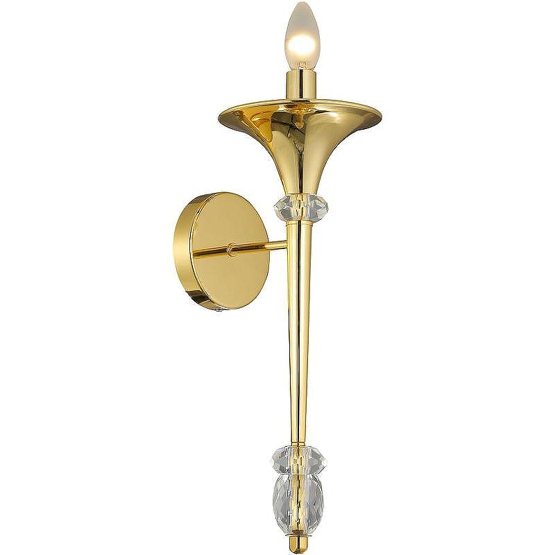 Настенный светильник Crystal Lux Miracle AP1 Gold цвет Золото
