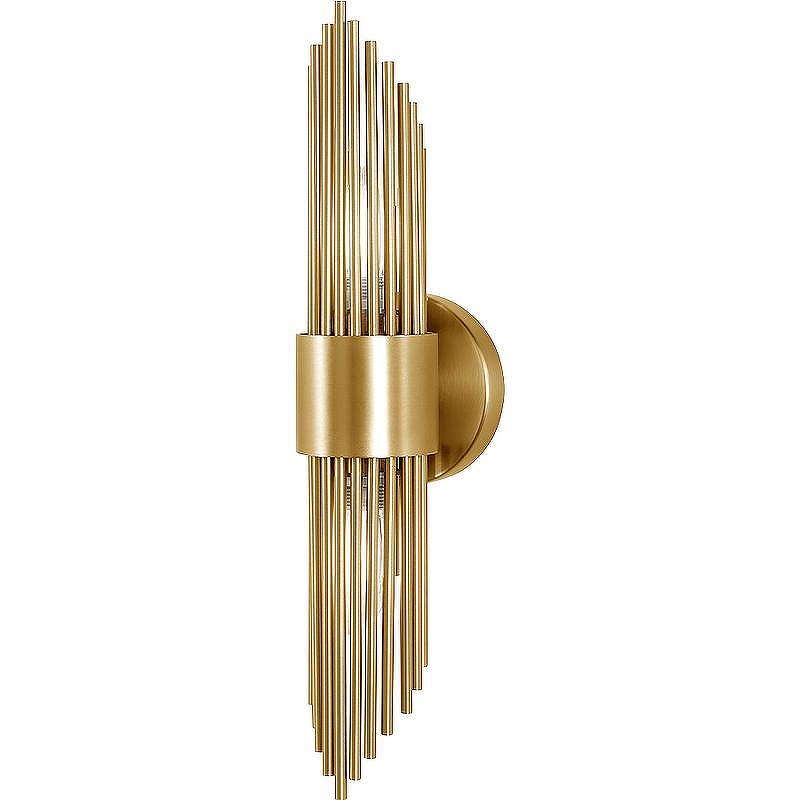 Настенный светильник Crystal Lux Rudolfo AP2 Brass цвет плафона/подвески Латунь, цвет арматуры Латунь