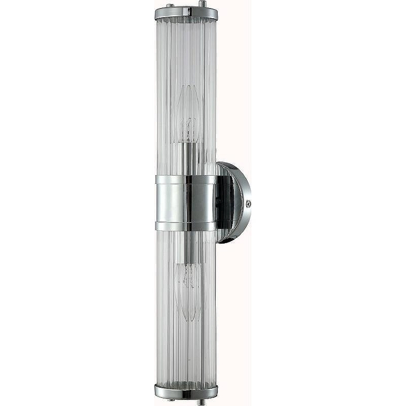Настенный светильник Crystal Lux Sancho AP2 Chrome цвет плафона/подвески Прозрачный, цвет арматуры Хром