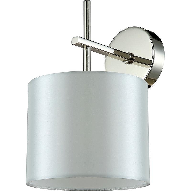 Настенный светильник Crystal Lux Sergio AP1 Nickel цвет плафона/подвески Серый, цвет арматуры Никель