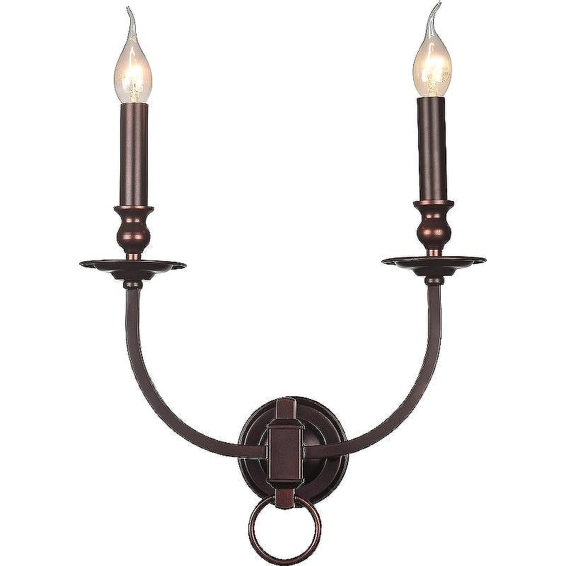 Настенный светильник Crystal Lux Suerte Brown AP2 цвет Коричневый