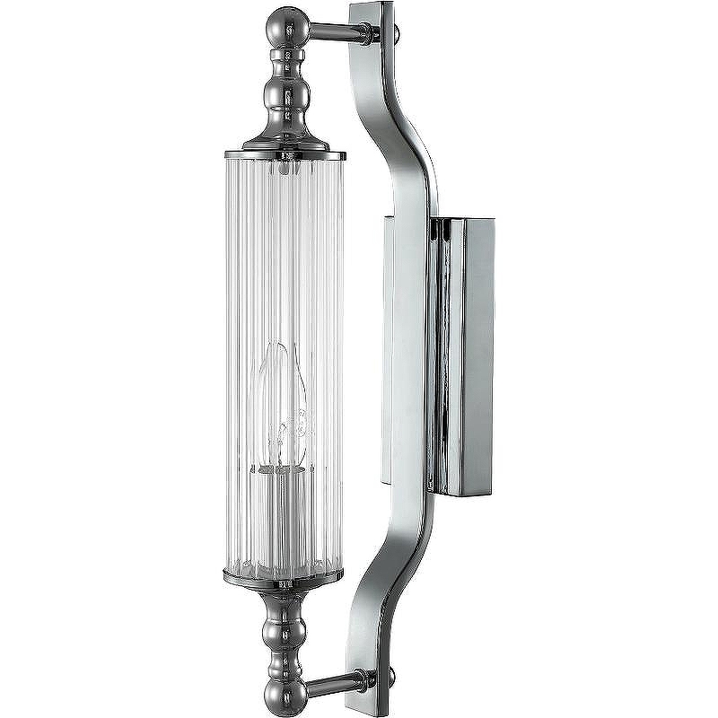 Настенный светильник Crystal Lux Tomas AP1 Chrome цвет плафона/подвески Прозрачный, цвет арматуры Хром