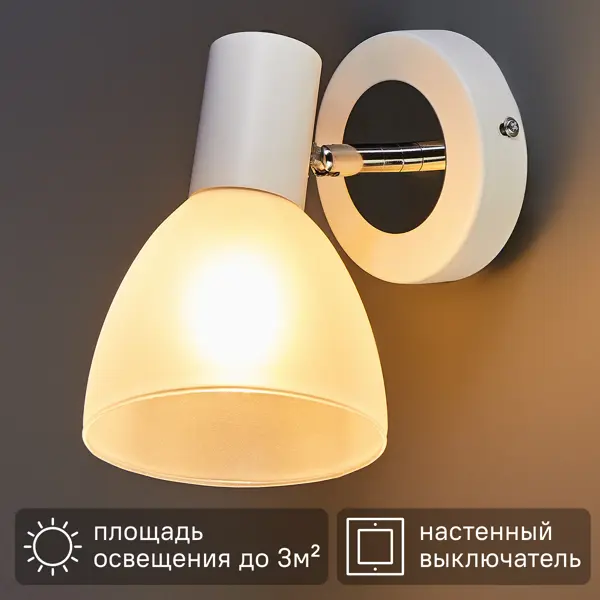 Настенный светильник «Interna» 5040-1W цвет белый