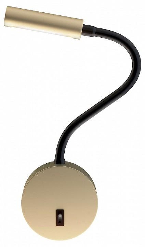 Настенный светильник Maytoni Ceiling Wall Stem Led C035WL-L3MG3K цвет плафона/подвески Золото, цвет арматуры Золото, Черный