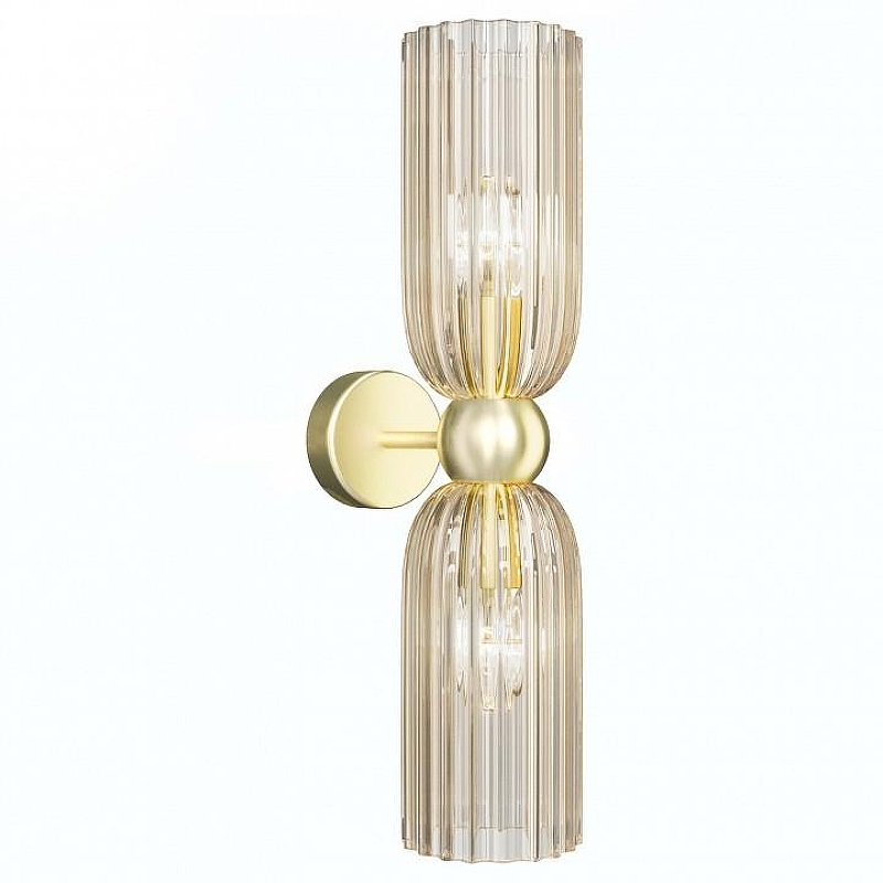 Настенный светильник Maytoni Modern 2 MOD302WL-02CG цвет плафона/подвески Оранжевый, цвет арматуры Золото