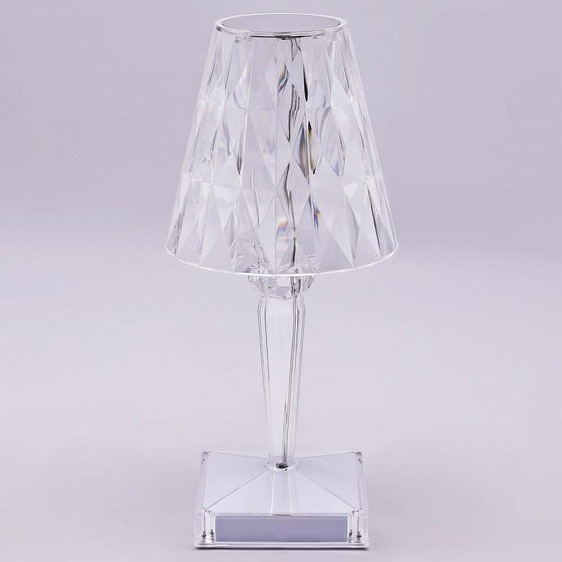 Настольная лампа Ambrella Light DE DE8057 цвет плафона/подвески Прозрачный, цвет арматуры Прозрачный