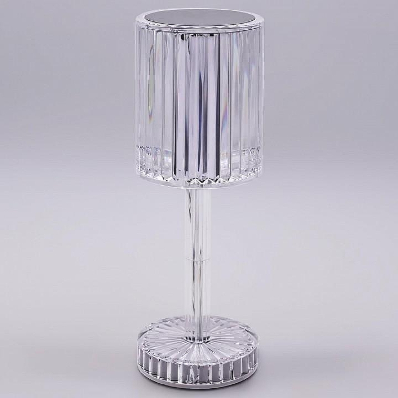 Настольная лампа Ambrella Light DE DE8066 цвет плафона/подвески Прозрачный, цвет арматуры Прозрачный