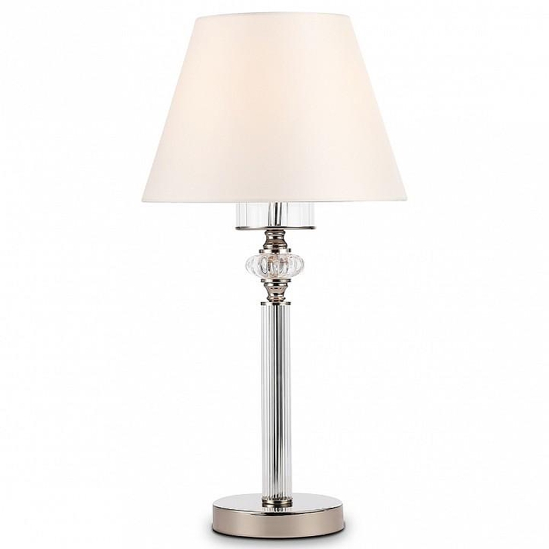 Настольная лампа Ambrella Light LH LH71007 цвет плафона/подвески Белый, Прозрачный, цвет арматуры Никель