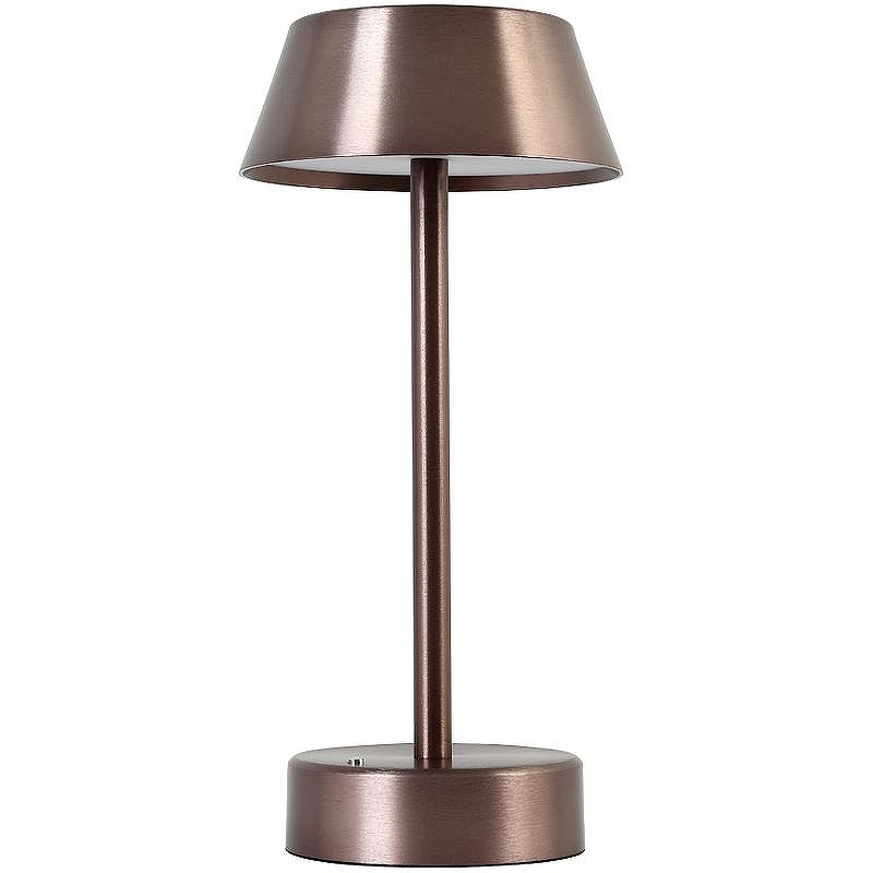 Настольная лампа Crystal Lux Santa LG1 Coffee цвет плафона/подвески Коричневый, цвет арматуры Коричневый