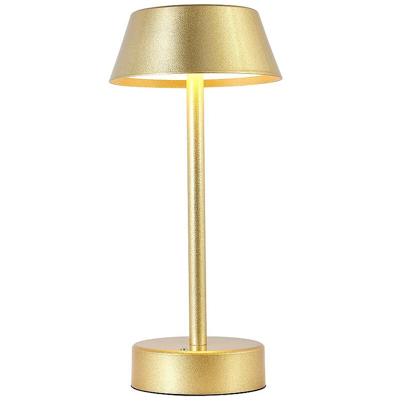 Настольная лампа Crystal Lux Santa LG1 Gold цвет плафона/подвески Золото, цвет арматуры Золото