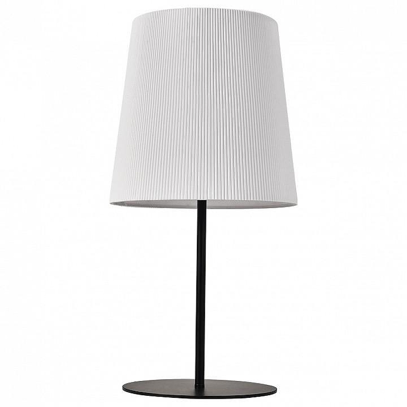 Настольная лампа Escada 190001 190001/A/1T Black цвет плафона/подвески Белый, цвет арматуры Черный