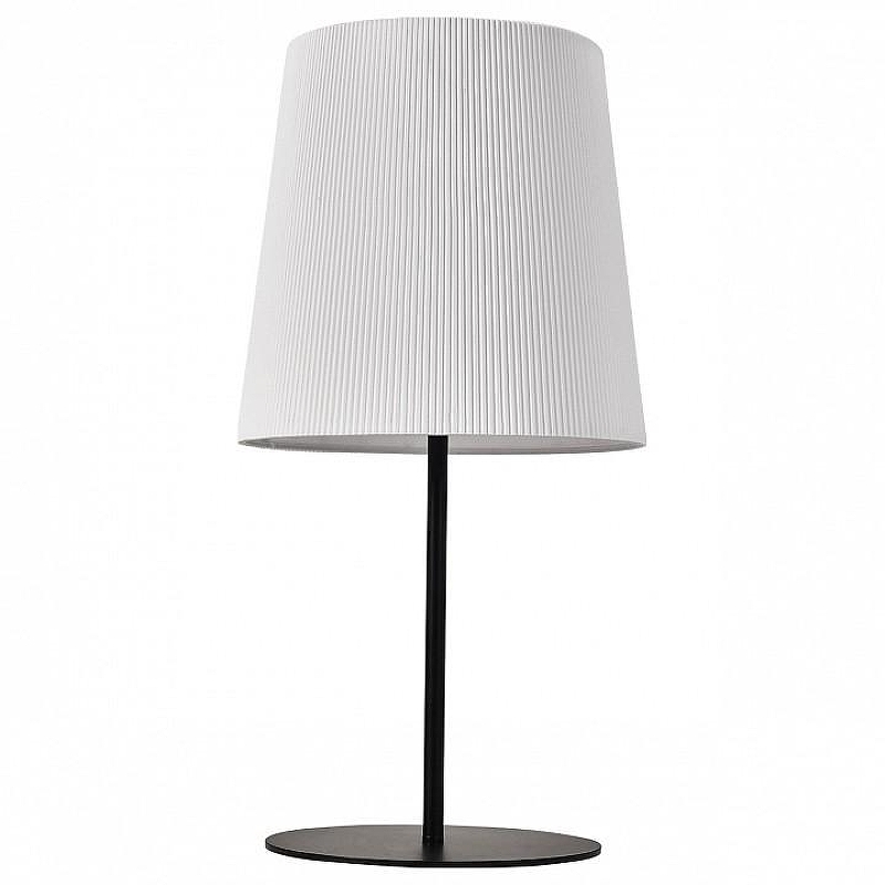 Настольная лампа Escada 190001 190001/B/1T Black цвет плафона/подвески Белый, цвет арматуры Черный