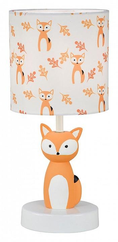 Настольная лампа Escada Animal 10166/L Fox цвет плафона/подвески Белый, цвет арматуры Белый, Оранжевый