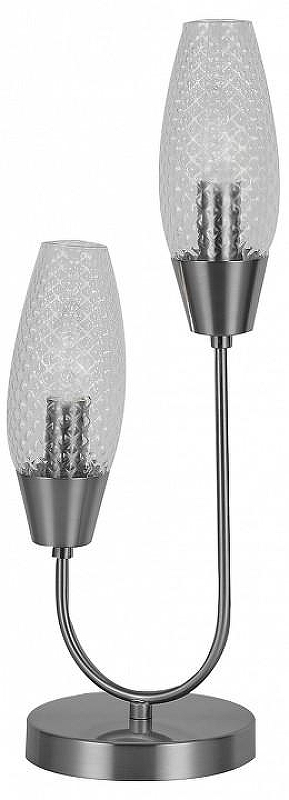 Настольная лампа Escada Desire 10165/2 Nickel цвет плафона/подвески Дымчатый, цвет арматуры Никель