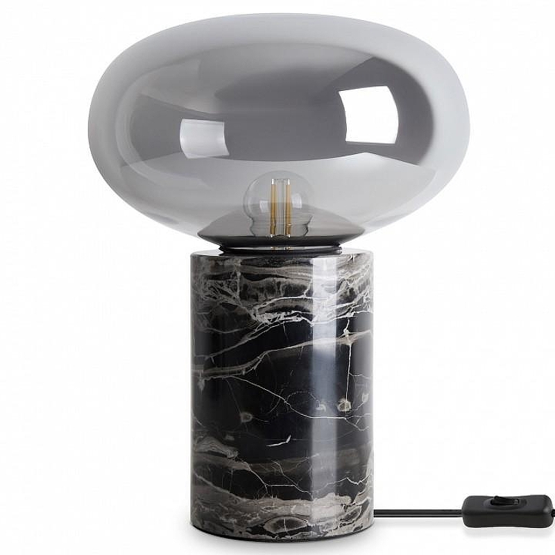 Настольная лампа Freya Moonspot FR5550TL-01MR цвет плафона/подвески Светло-серый, цвет арматуры Черный